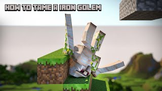 How to tame a iron golem in minecraft [Very Easy Tutorial] screenshot 3