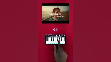 Thumbnail of SAPPHIRE | Ed Sheeran | Mobile Piano Tutorial With Notes