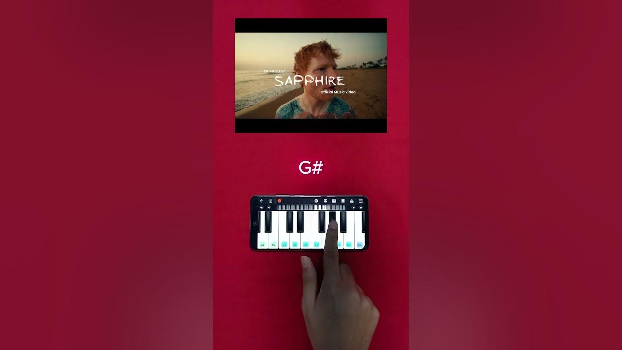 SAPPHIRE | Ed Sheeran | Mobile Piano Tutorial With Notes