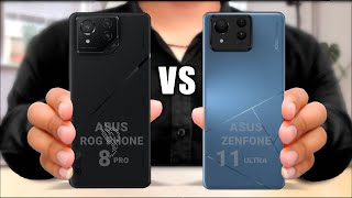 Asus Rog Phone 8 Pro Vs Asus Zenfone 11 ultra || Full Comparison ⚡