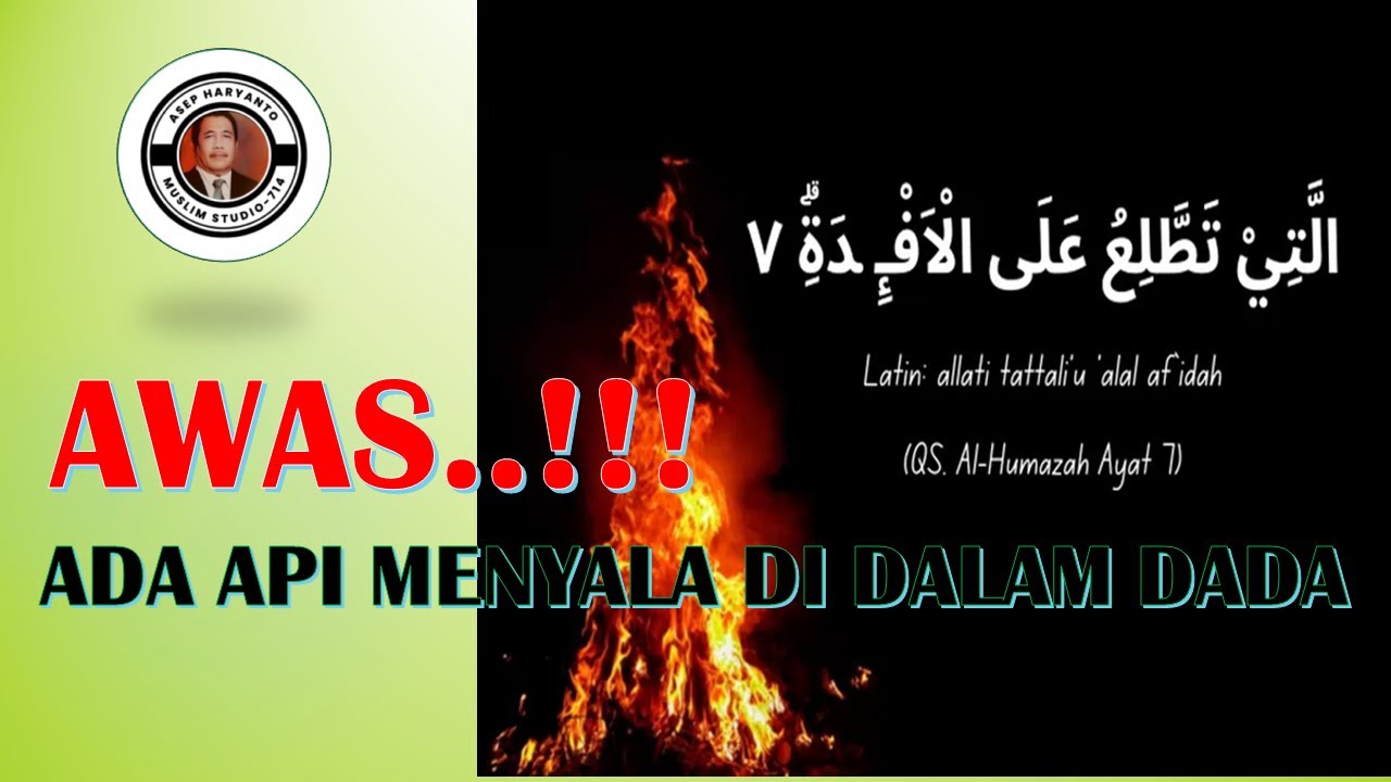 AWAS...!!! - ADA API YANG MENYALA DIDALAM DADA - YouTube