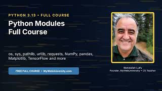 Python Modules Full Course: os, sys, requests, NumPy, pandas, Matplotlib, TensorFlow & More (2026)