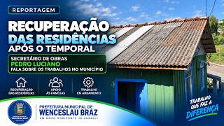 Prefeitura intensifica trabalhos após temporal e mantém apoio às famílias atingidas
