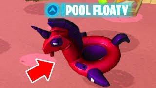FORTNITE DEADPOOL WEEK 8 CHALLENGES : Find Deadpool's pool floaty