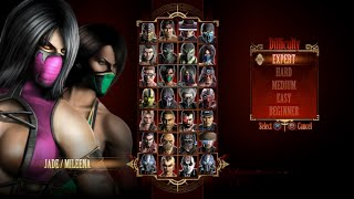 Mortal Kombat 9 - Expert Tag Ladder (Jade &amp; Mileena/3 Rounds/No Losses)