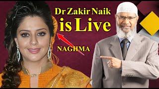 Live🔴Indian Actress Naghama Said That The Whole World Celebrates My Birthday In Front Of Zakir Naik