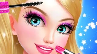Barbie fashion doll makeup and dressup game #gameforgirls #makeupgame #mermaidmakeup screenshot 1