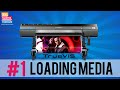 How to load your media on a roland truevis printer