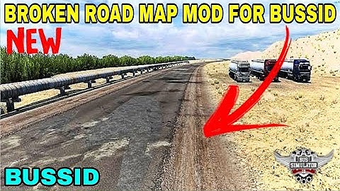 broken road map mod for bussid | mod map bussid | mapas para bus simulator Indonesia.