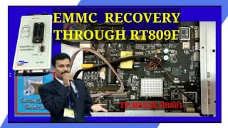 Emmc recovery through rt809f programmer, emmc recovery.