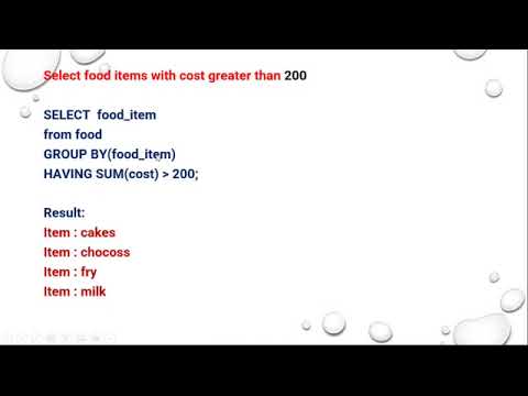 #Lec30: SQL Subquery HAVING Clause (Part-4)  Hostbox cse
