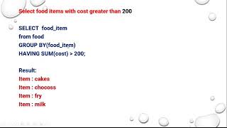 #Lec30: SQL Subquery HAVING Clause (Part-4)  Hostbox cse
