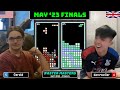 INCREDULOUS! Gerald, DanV | FINALS | Classic Tetris Faster Masters 2023