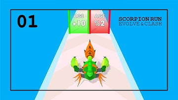 Scorpion Run: Evolve & Clash | Gameplay Parte.01 (Start The Journey)
