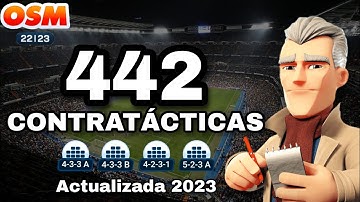 ¿CÓMO GANARLE A LAS 442 (SIENDO INFERIOR O SUPERIOR)? | LAS MEJORES CONTRATÁCTICAS #2 | ⚽OSM 22/23⚽