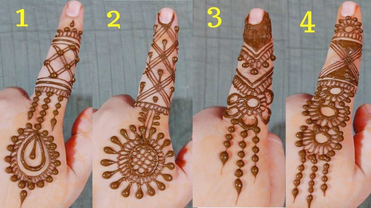 Most Stylish Finger Mehndi Design | Finger Tattoo Mehndi Design for ...