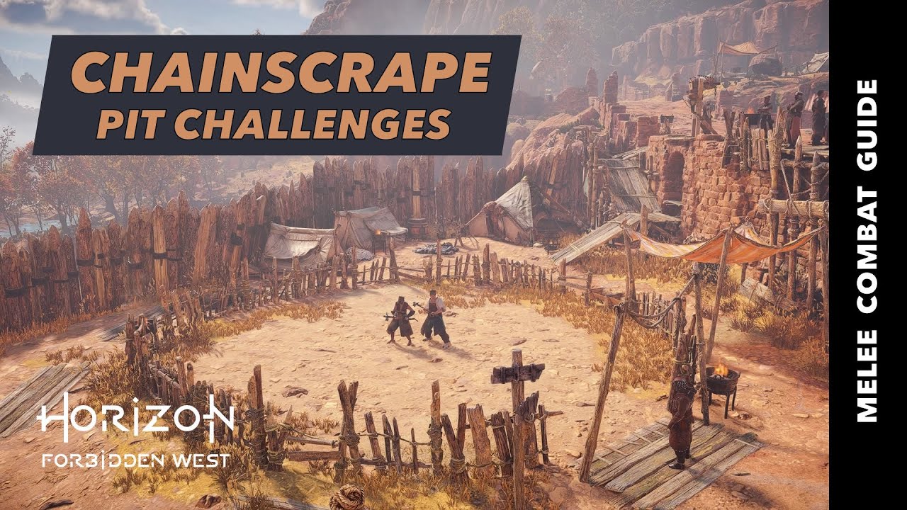 HFW Melee Combat Guide Melee Pit Challenges Chainscrape YouTube