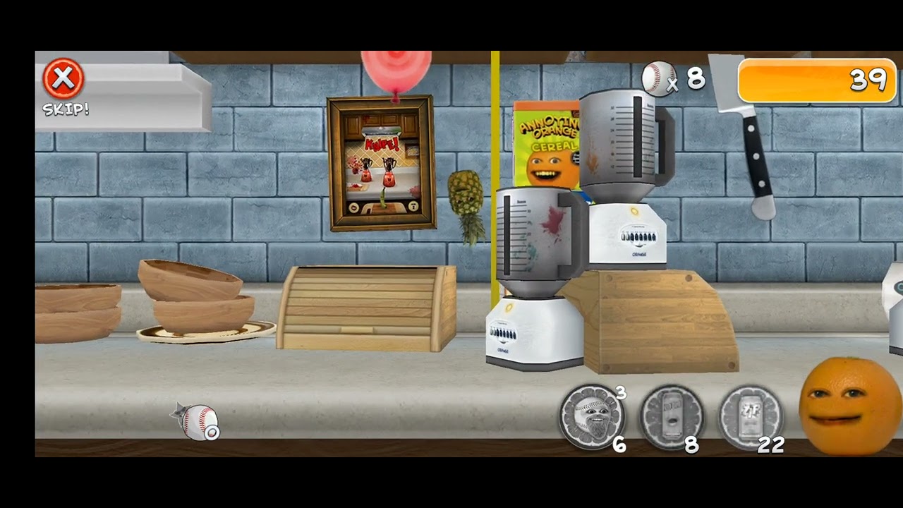 Playing splatter up (I finally can show annoying orange face - YouTube