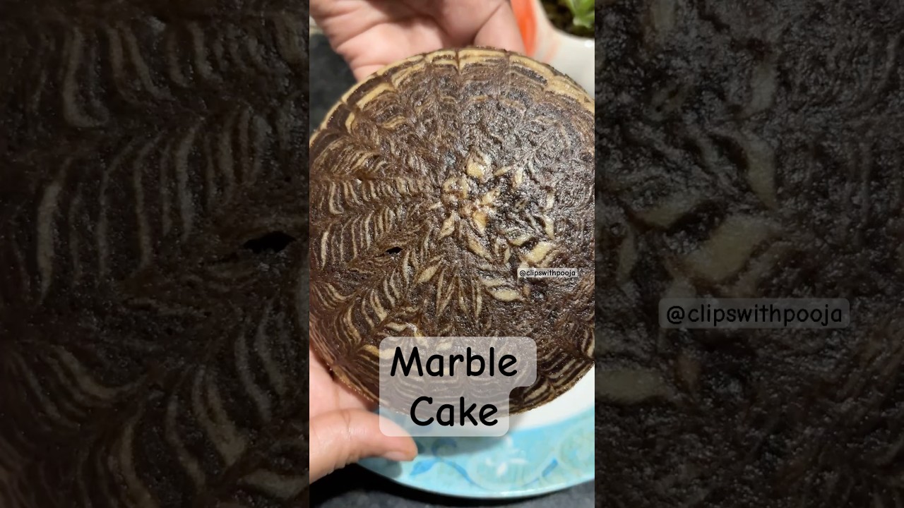 Chocolate-Vanilla Marble Cake at Home | Bakery StyleSwirled Marble Cake Recipe | TeaTime Cake 🎂