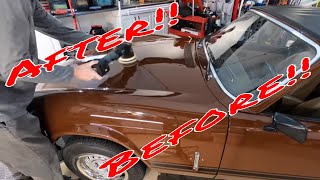 What Was Used To Completely Restore This Paint? 1977 TRIUMPH SPITFIRE!! Paint Correction!