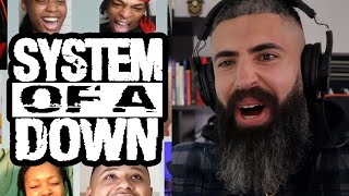 Reacting to REACTORS REACTING to System of a Down CHOP SUEY!!!