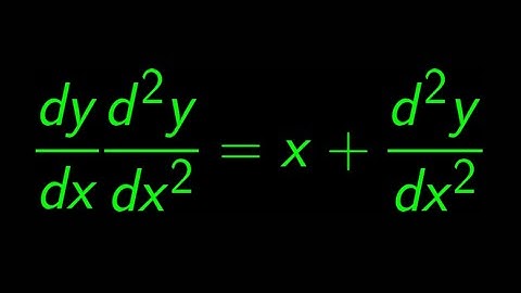 An elegant 2nd order non-linear differential equation