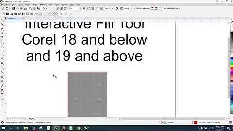 Corel Draw Tips & Tricks 2018 and below VS 2019 and above Interactive Fill tool