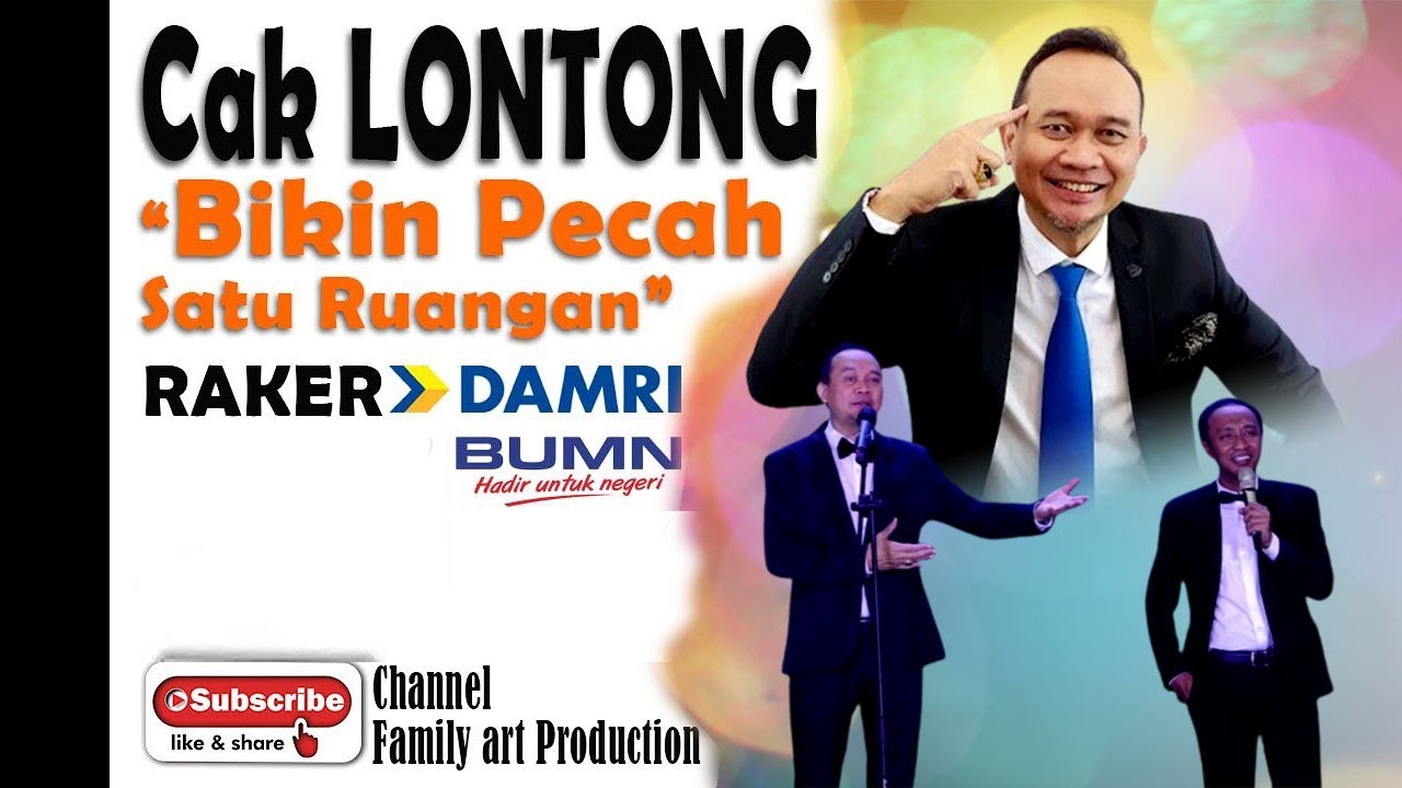 CAK LONTONG и AKBAR разбивают комнату на рабочем совещании DAMRI