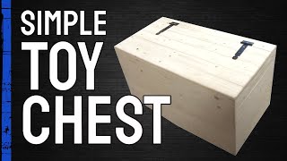 Toy Chest  1 hour project  Woodworking #toy #chest #diy