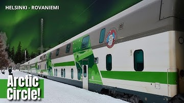 Met de SANTA CLAUS EXPRESS slaaptrein naar de poolcirkel! Van Helsinki naar Rovaniemi