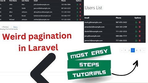 Fixed weird boostrap pagination arrow | Laravel pagination | Laravel Solution