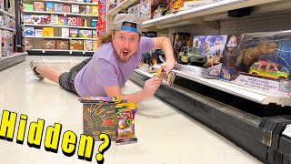 HIDDEN POKEMON CARDS LOCATED UNDER A TARGET SHELF! Opening #80 screenshot 3