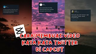 CARA MEMBUAT VIDEO ADA TULISAN TWITTER - CARA MEMBUAT VIDEO ADA TULISAN TWITTER