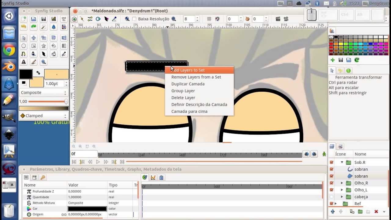 Tutorial Synfig Studio part 1 YouTube