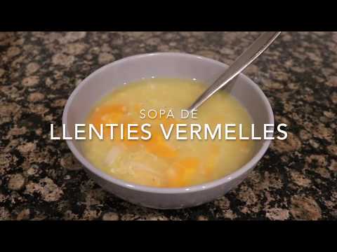 Vídeo: Com Fer Una Sopa D’espècies De Llenties Vermelles Contundents