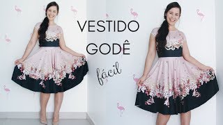 vestido gode viscose