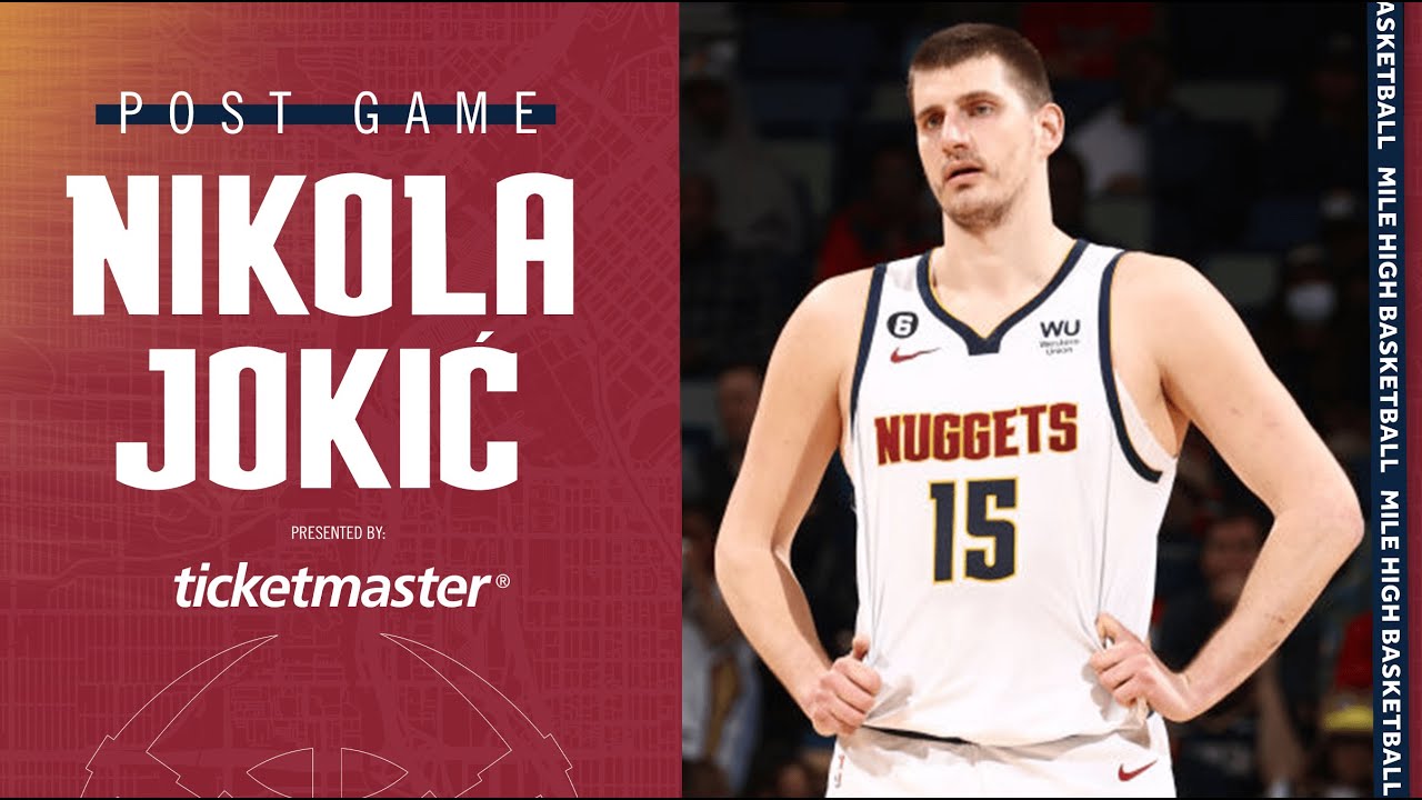 Nuggets On-Court Interview: Nikola Jokić | DEN vs. NOP