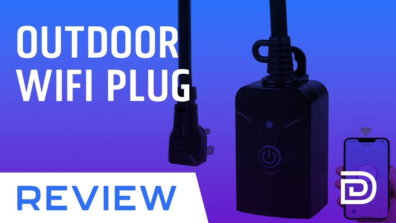 Outdoor Smart WiFi Plug Setup // HBN WiFi Plug Timer Outlet Switch Review 