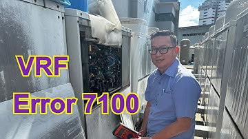 How to Solve VRF aircon [ Error 7100 ]