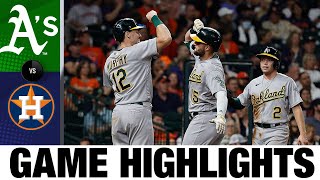 A's vs. Astros Game Highlights (9/17/22) | MLB Highlights