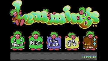 Lemmings (1994) - Fun Levels | C64 | Longplay