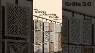 GRC Grilles Are Costing You More | Ankur Hora #Ecoste #shorts #GRCvsWPC