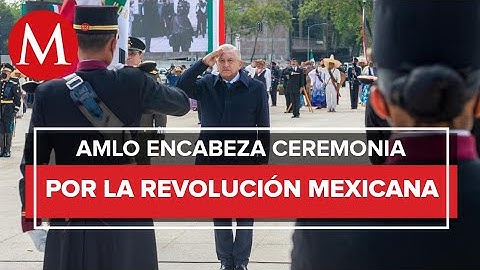 Así fue la ceremonia del 110 aniversario de la Revolución Mexicana