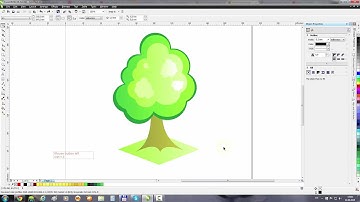 CorelDRAW Example: Tree icon