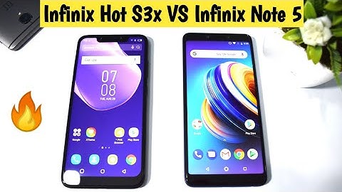 Infinix Hot S3x 4GB vs Infinix Note 5 4GB | Speed & Ram Management Test | Watch Full Video
