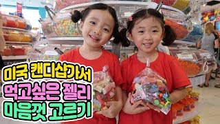 미국 캔디샵에 가서 먹고싶은 젤리 마음껏 골라봤어요~! [뚜아뚜지TV] screenshot 4