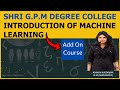 Add On Couse| Machine Learning  | Lecture 1 : Mathematical concepts | 18/03/2024