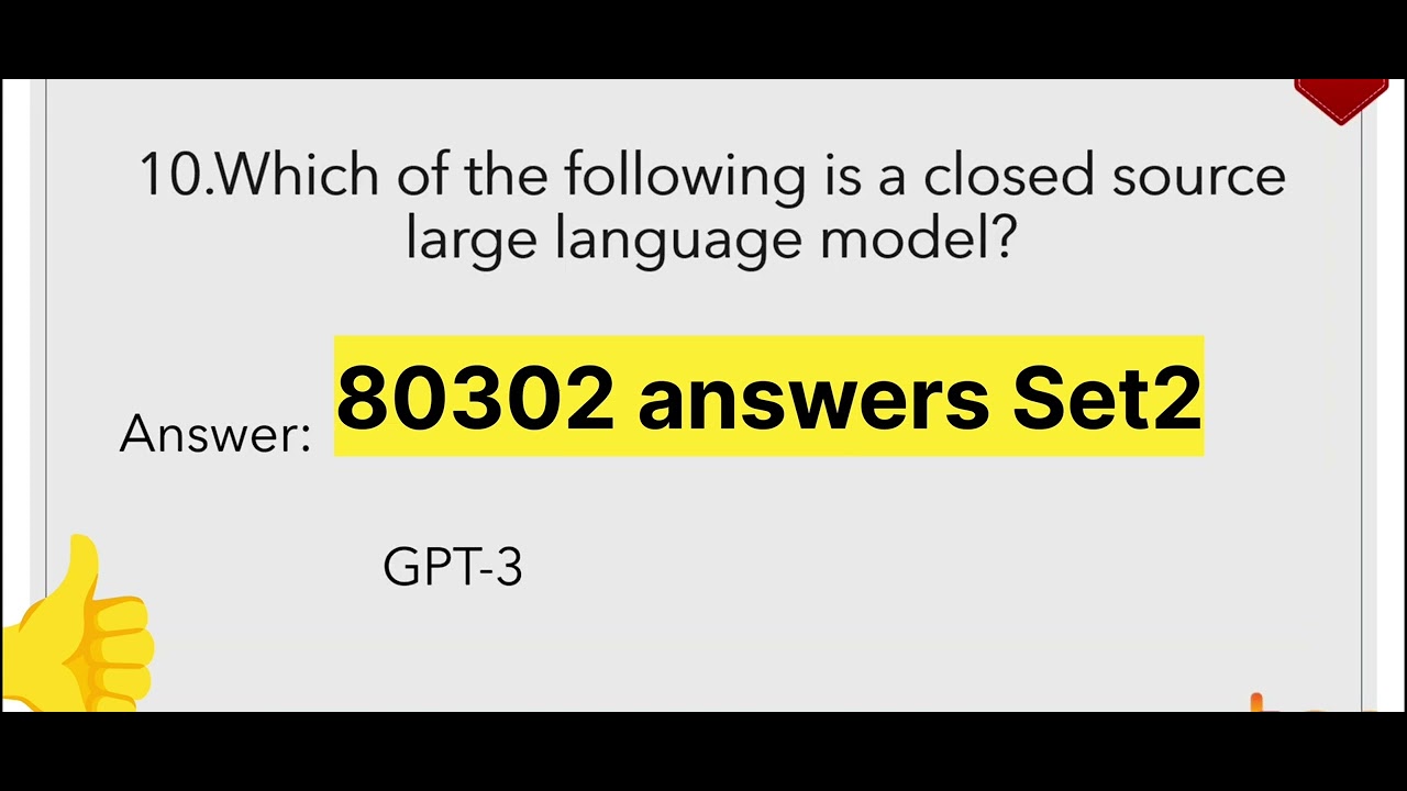 set2 80302 foundational Generative Al course answers #80302 # ...
