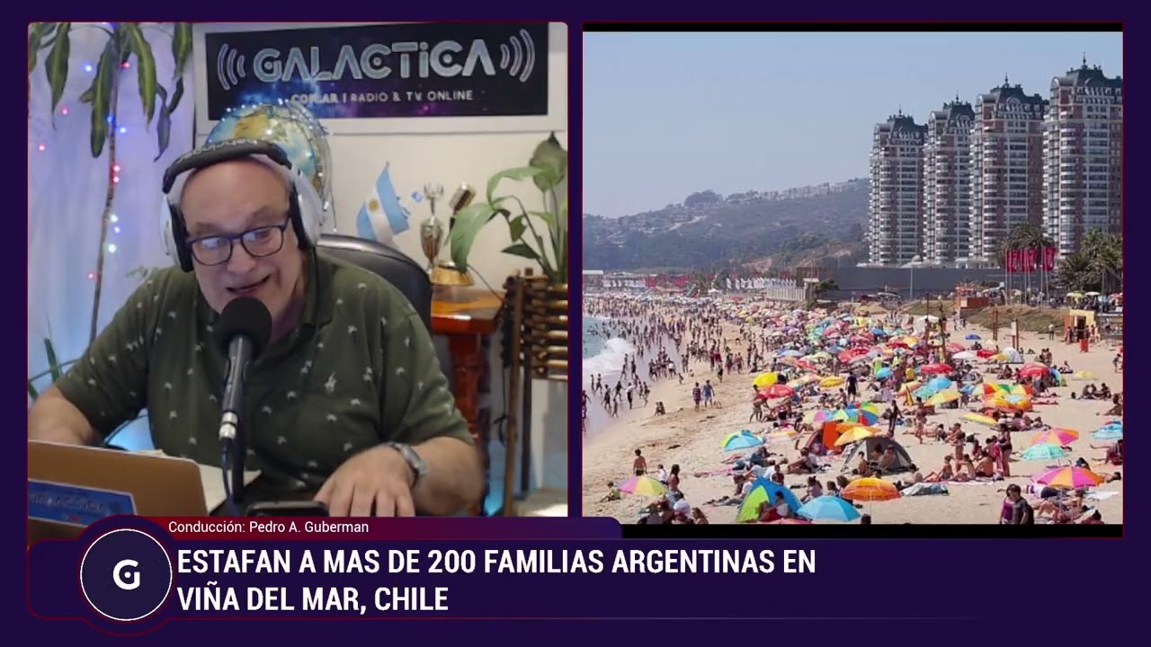 ESTAFAN A MAS DE 200 FAMILIAS ARGENTINAS EN VIÑA DEL MAR, CHILE