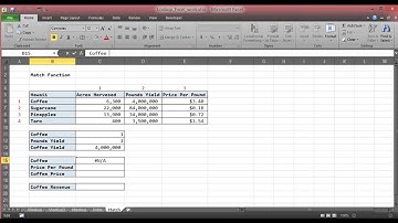 Excel - Lookup Function Training # 6 - Using the Index and Match Functions Part 2